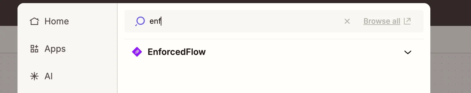 Search for EnforcedFlow