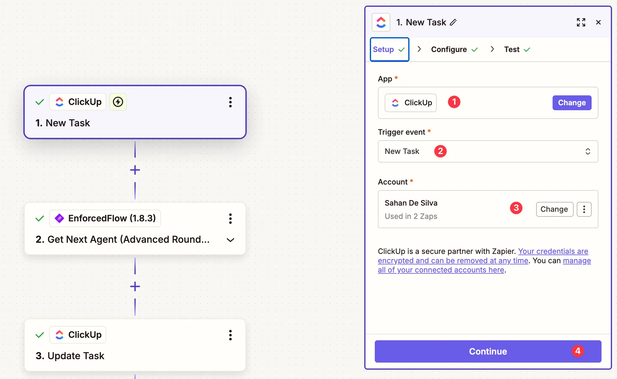 ClickUp Trigger Setup