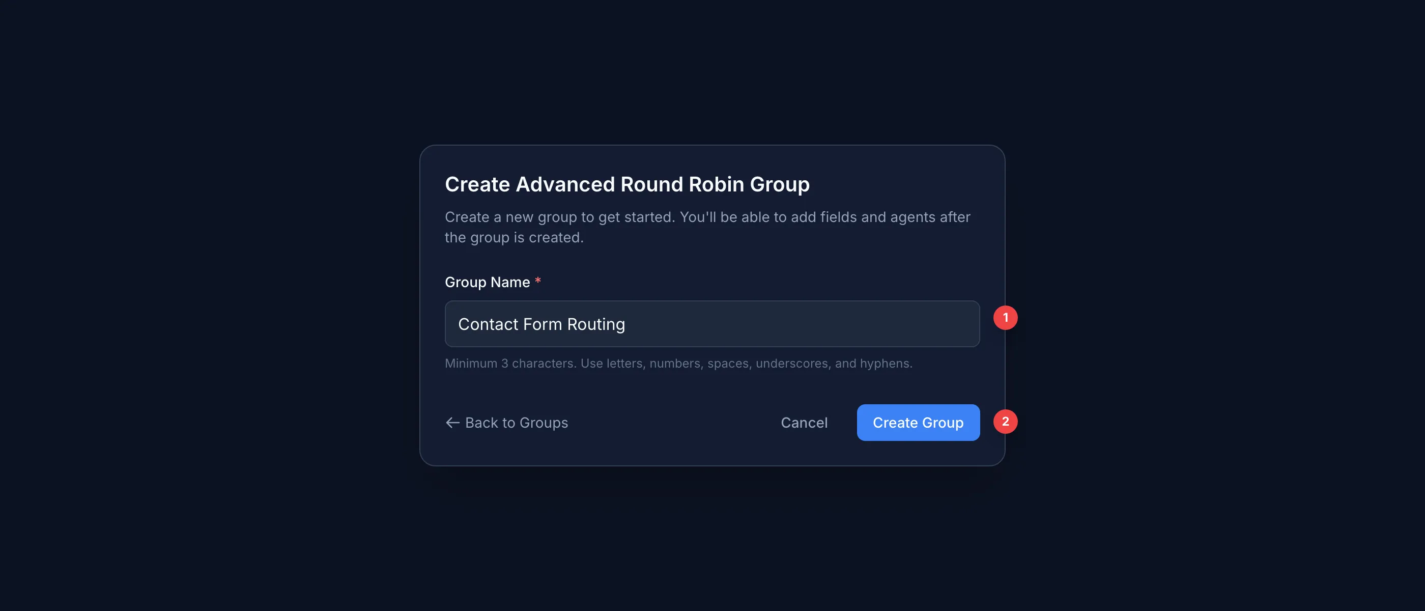 Create Group